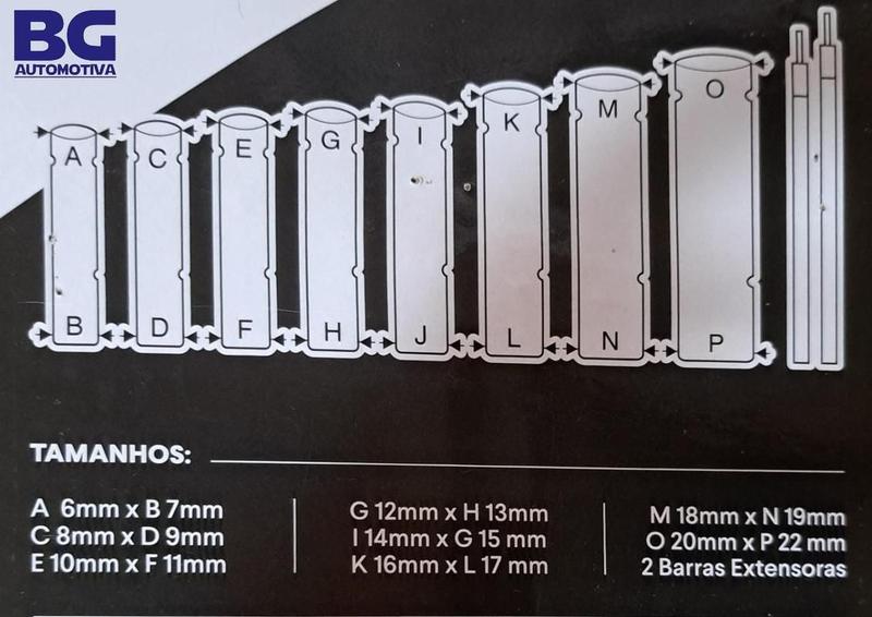 Imagem de Kit De Chave De Vela Automotiva 10 Peças