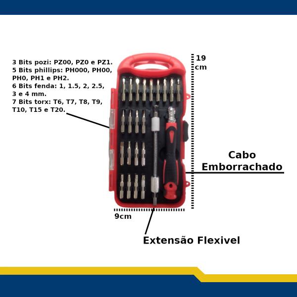 Imagem de Kit De Chaves Jogo De Chaves Intercambiaveis 21 Bits Chaves De Precisão