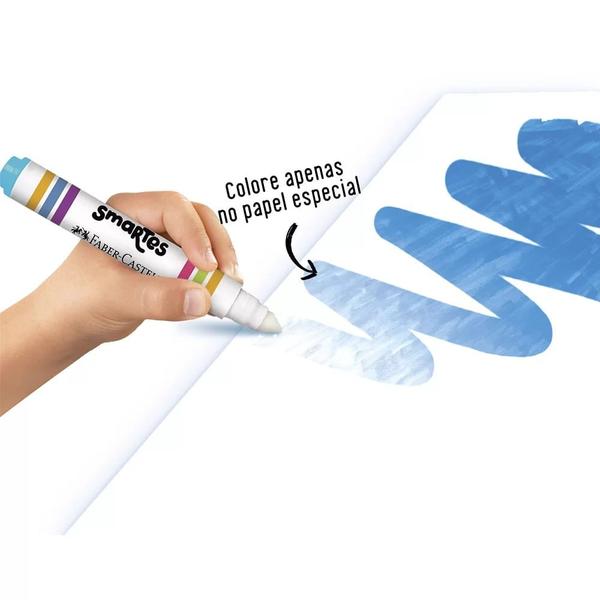 Kit de Colorir Smartes com Canetinhas Mágicas - Faber-Castell - FROZEN - FABER CASTELL Imagem de Kit de Colorir Smartes com Canetinhas Mágicas - Faber-Castell - FROZEN