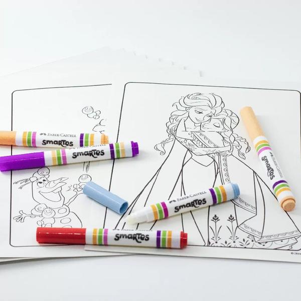 Kit de Colorir Smartes com Canetinhas Mágicas - Faber-Castell - FROZEN - FABER CASTELL Imagem de Kit de Colorir Smartes com Canetinhas Mágicas - Faber-Castell - FROZEN
