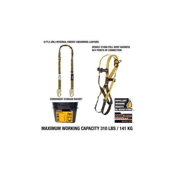 Imagem de Kit de conformidade de proteção contra quedas DEWALT D1000 Harness