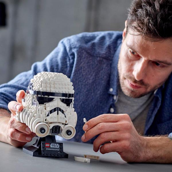 Imagem de Kit de construção: capacete LEGO Star Wars Stormtrooper 75276