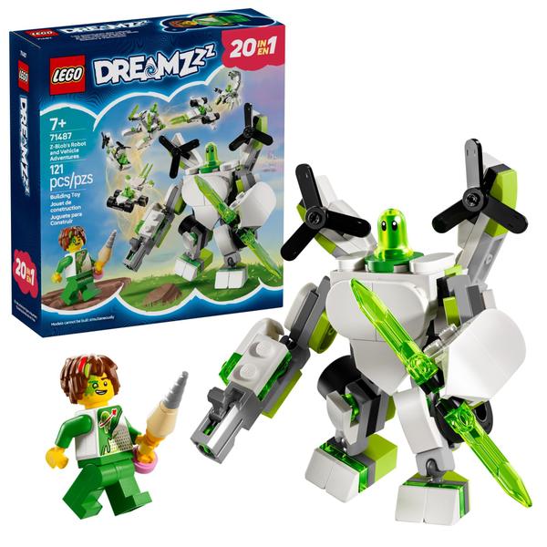 Imagem de Kit de construção de brinquedos LEGO DreamZzz Z-Blob's Robot and Vehicle