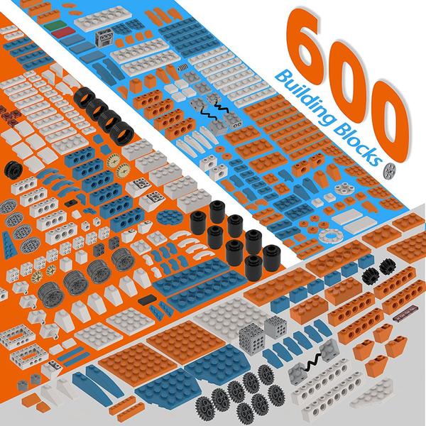 Imagem de Kit de construção de robôs Apitor Robot X 12 em 1 com 600 peças