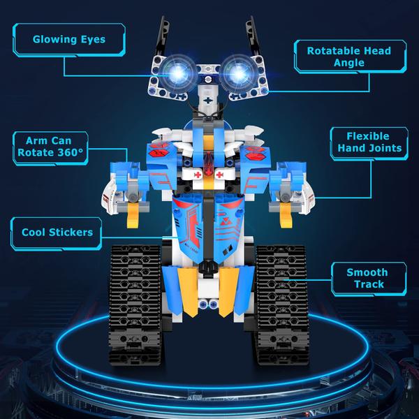 Imagem de Kit de construção de robôs Henoda para crianças de 8 a 16 anos com controle de APP