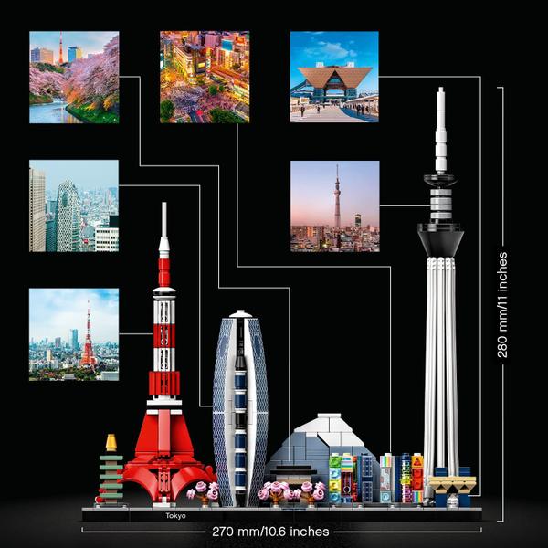 Imagem de Kit de construção LEGO Architecture Skylines Tokyo 21051