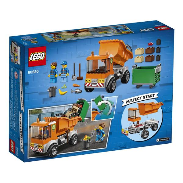 Imagem de Kit de construção LEGO City Great Vehicles Garbage Truck 60220