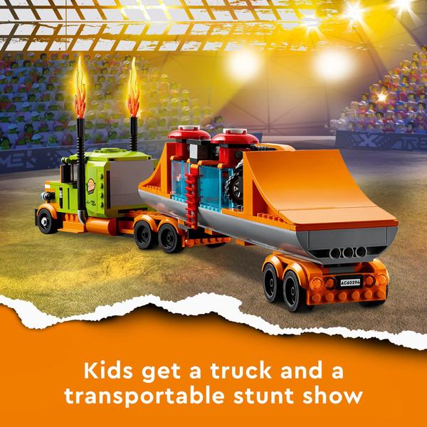 Imagem de Kit de construção LEGO City Stunt Show Truck 60294 (420 peças)