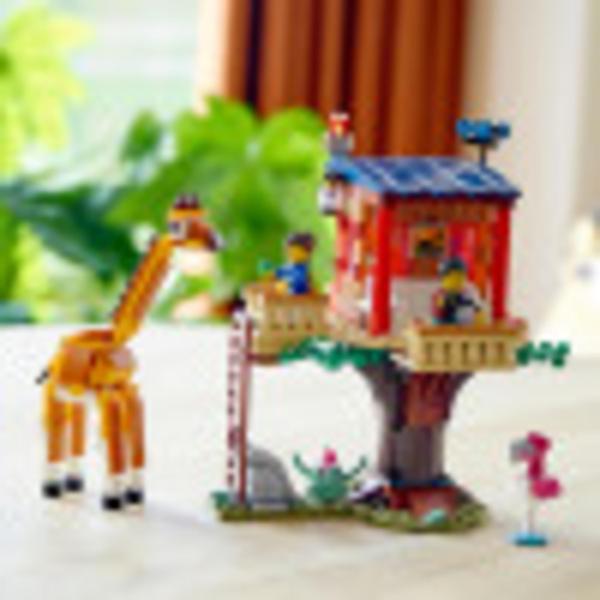 Imagem de Kit de construção LEGO Creator 3 em 1 Safari Wildlife Tree House