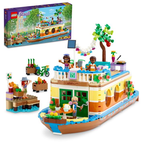 Imagem de Kit de construção LEGO Friends Canal Houseboat 41702 737 peças