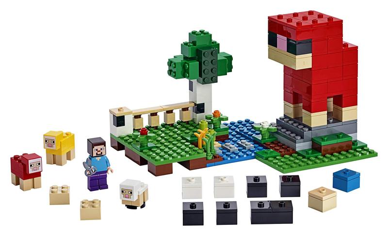 Imagem de Kit de construção LEGO Minecraft The Wool Farm 21153 (260 peças)