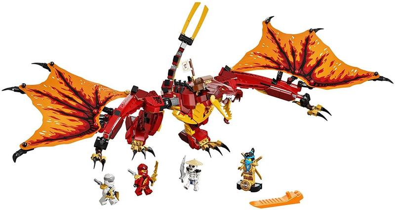 Imagem de Kit de construção LEGO NINJAGO Legacy Fire Dragon Attack 71753