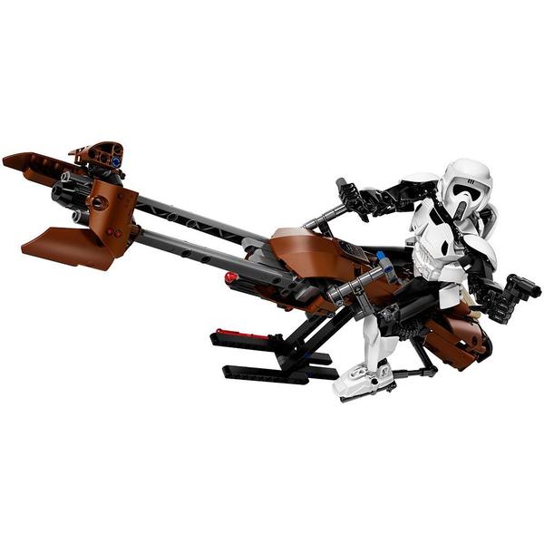 Imagem de Kit de construção LEGO Star Wars Scout Trooper & Speeder Bike