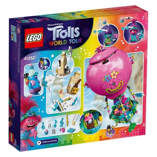 Imagem de Kit de construção LEGO Trolls World Tour Poppy's Hot Air Balloon