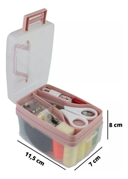 Imagem de Kit De Costura Completo Com 85 Pcs Para Reparo Com Estojo