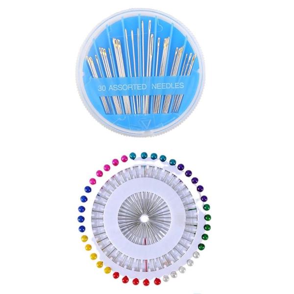 Kit de costura manual 64 peças alfinetes e agulhas pratico - Filó Modas Imagem de Kit de costura manual 64 peças alfinetes e agulhas pratico