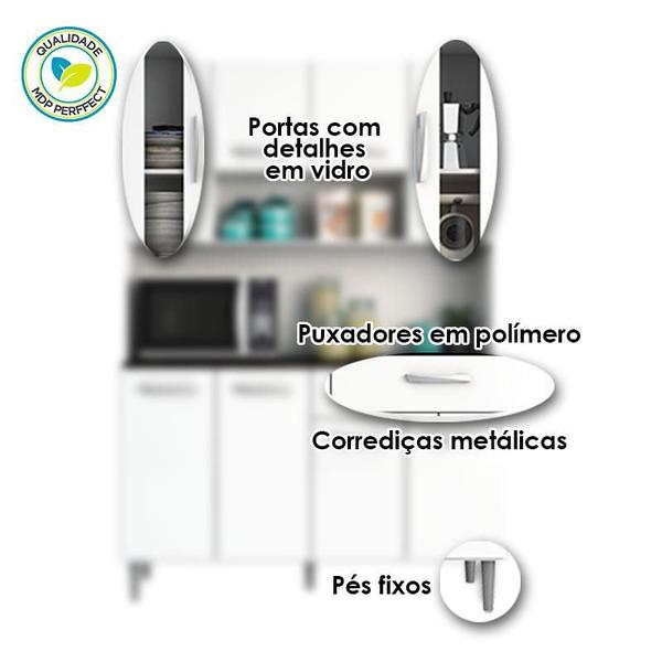 Imagem de Kit de Cozinha Ambiente Gabi Branco  Poliman