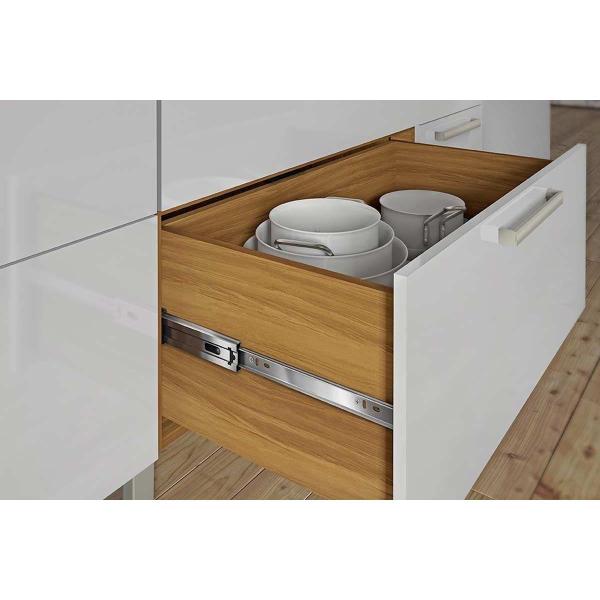 Imagem de Kit de Cozinha Modulada 4 Peças Burguesa Premium 5 Peças (2 Balcões + 2 Aéreos + 1 Paneleiro) C5P26 Freijo/Grafite - Nesher