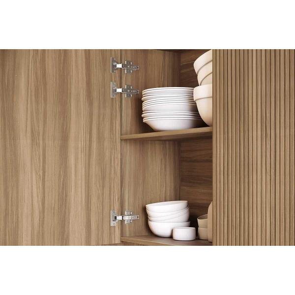 Imagem de Kit de Cozinha Modulada 7 Peças Rainha Gourmet C7P01 Branca/Nature - Nesher