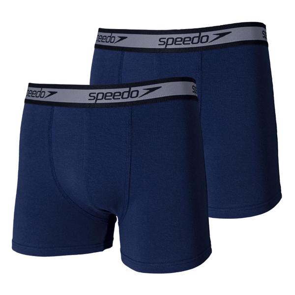 Imagem de Kit de Cuecas Boxer Cotton Speedo com 2 Unidades - Adulto