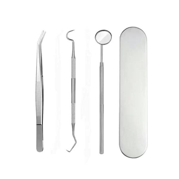 Imagem de Kit de Cuidados Bucais com Ferramentas Dentárias de Aço Inoxidável