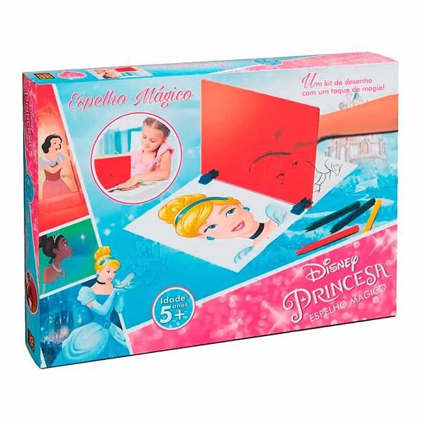 Imagem de Kit de Desenho Infantil - Disney Princesas - Espelho Mágico - Grow