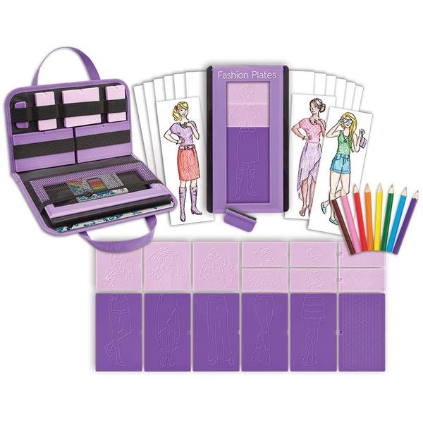 Imagem de Kit de Desenho Kahootz Fashion Plates Classic Styles - Para Crianças a partir de 6 Anos