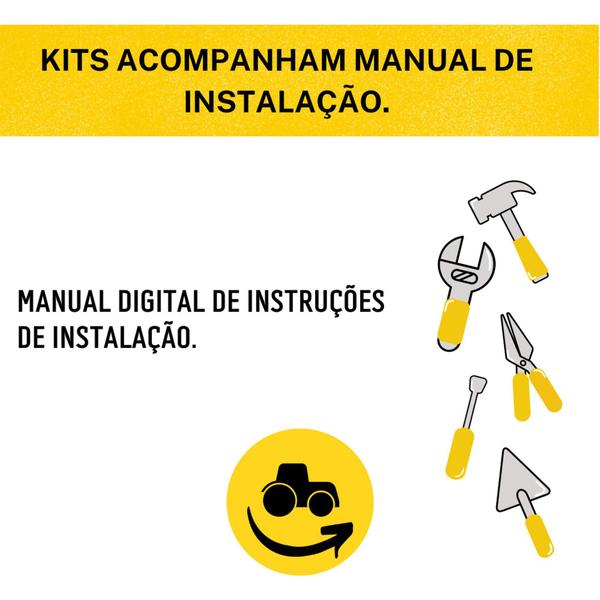 Imagem de Kit De Direção Hidráulica (SEM BOMBA) Para Massey Ferguson 275 E 270 (SEMI KIT)