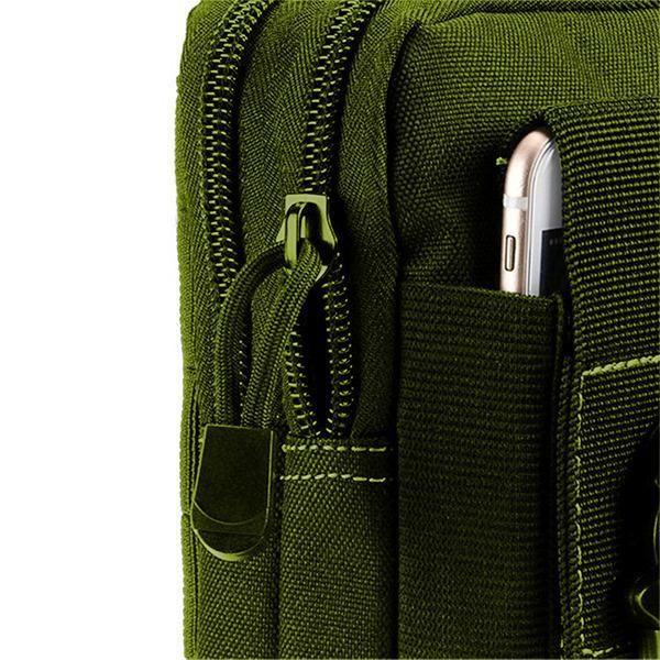 Imagem de Kit De Emergência Bolsa Verde Militar Sobrevivência Camping