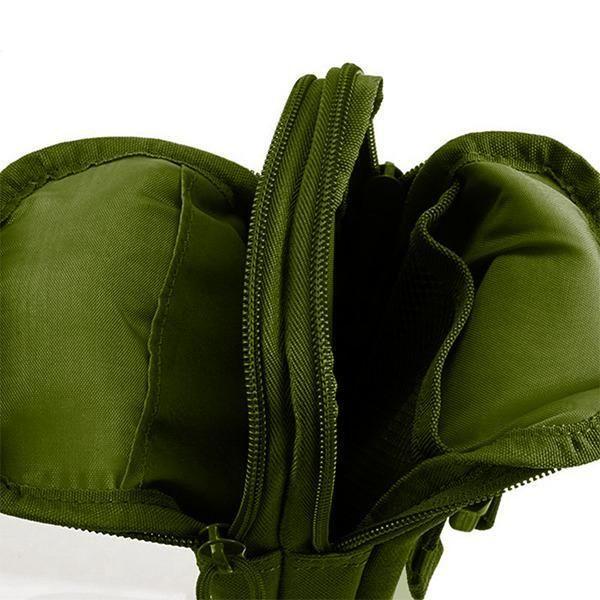 Imagem de Kit De Emergência Bolsa Verde Militar Sobrevivência Camping