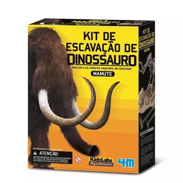 Imagem de Kit de Escavação Mamute Brinquedo Educativo 4M