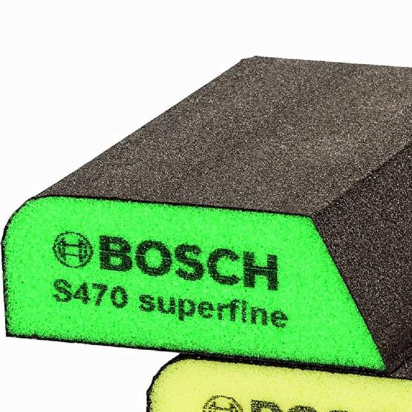 Imagem de Kit De Esponjas Abrasivas Bosch S470 Best for Profile/Expert Com 3 Unidades 2 608 621 252 (2 608 901 174)