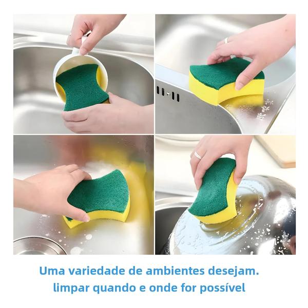 Kit de Esponjas Nano Mágicas - 20/30 Peças para Limpeza de Cozinha Imagem de Kit de Esponjas Nano Mágicas - 20/30 Peças para Limpeza de Cozinha