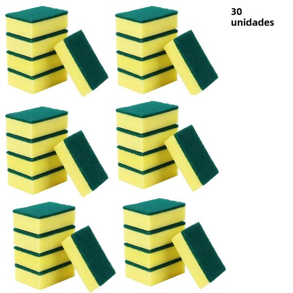 Kit de Esponjas Nano Mágicas - 20/30 Peças para Limpeza de Cozinha Imagem de Kit de Esponjas Nano Mágicas - 20/30 Peças para Limpeza de Cozinha