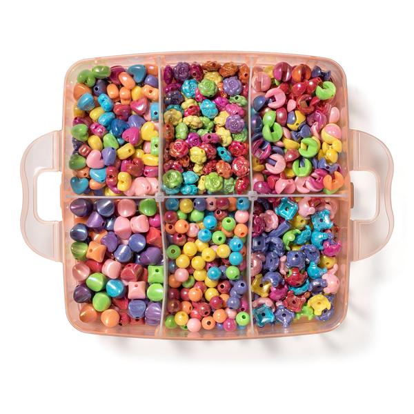 Kit de fabricação de joias Beads Peachy Keen Crafts com estojo de armazenamento Imagem de Kit de fabricação de joias Beads Peachy Keen Crafts com estojo de armazenamento