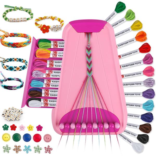 Imagem de Kit de fabricação de pulseiras Friendship Maynacs para crianças de 8 a 12 anos