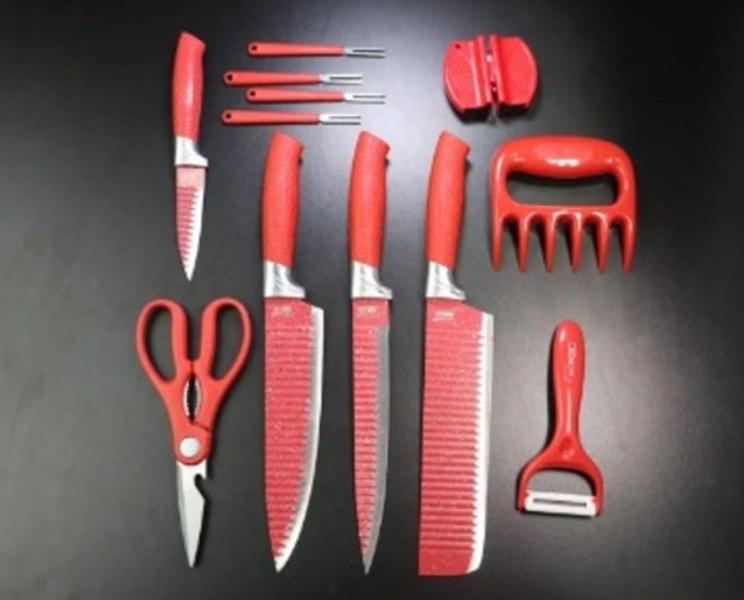 Imagem de Kit de faca com 12 peças de cerâmica - moncoc (profissional)