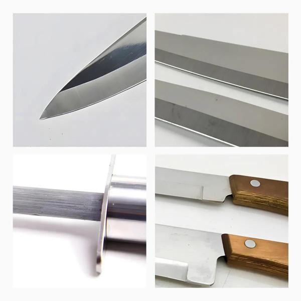 Imagem de Kit de Facas com Chaira de Inox Resistente