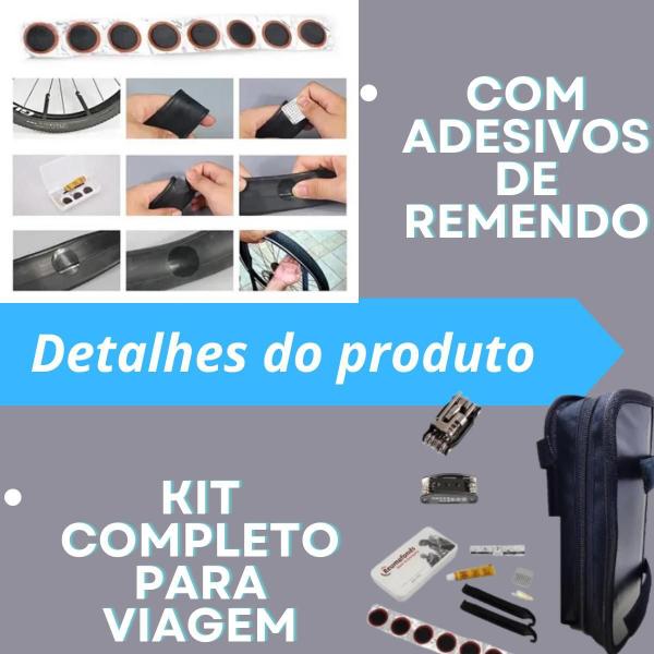 Imagem de Kit De Ferramentas De Bicicleta - Ideal Para Ciclistas