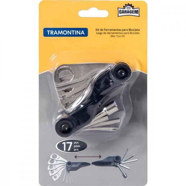 Kit de Ferramentas para Bicicleta Tramontina 17 Peças Imagem de Kit de Ferramentas para Bicicleta Tramontina 17 Peças
