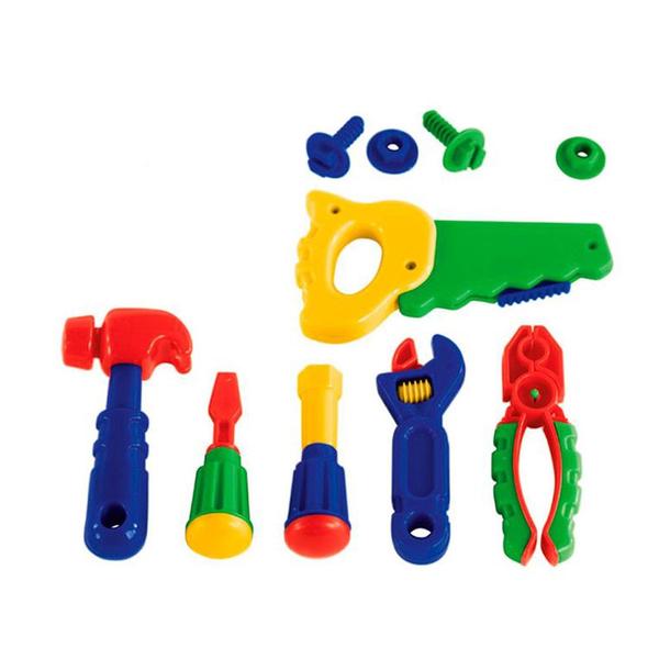 Kit de Ferramentas Simples Infantil - 10 Peças - TaTeTi - TaTeTi Brinquedos Imagem de Kit de Ferramentas Simples Infantil - 10 Peças - TaTeTi