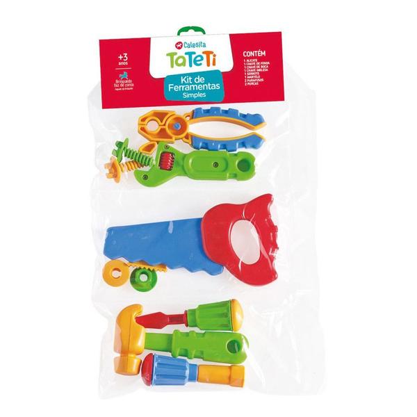 Imagem de Kit de Ferramentas Simples Infantil - 10 Peças - TaTeTi