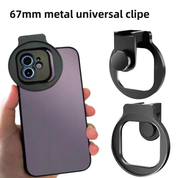 Imagem de Kit de Filtro de Lente 67mm para Celular - Metal, Sapata Fria, Efeitos de Estrelas e Névoa