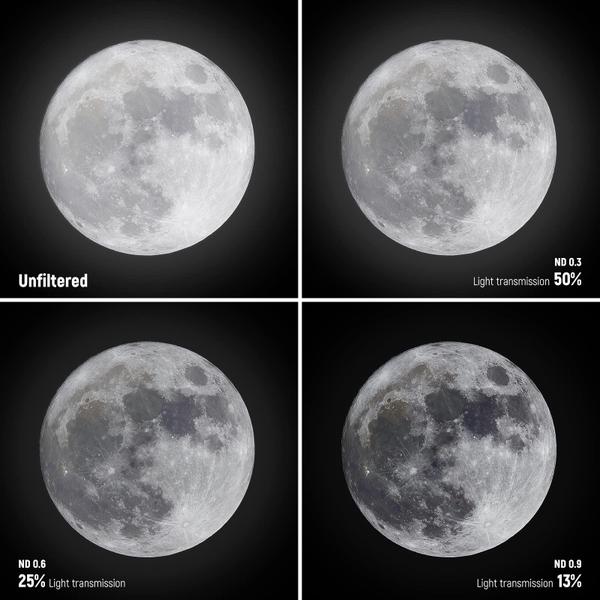 Imagem de Kit de filtro Neewer Lunar FL-25 com filtros 3 ND, Starglow e Map