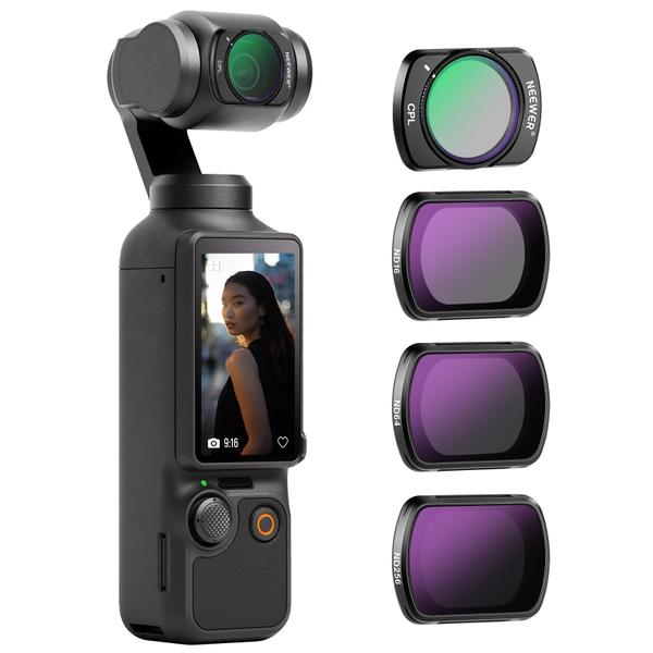 Imagem de Kit de filtro Neewer Magnetic ND e CPL para DJI OSMO Pocket 3