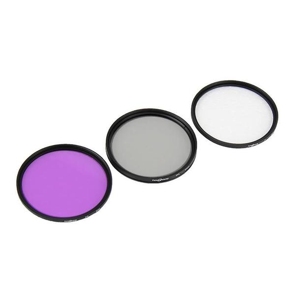 Imagem de Kit De Filtro Para Lentes De Câmera Dsrl 55Mm