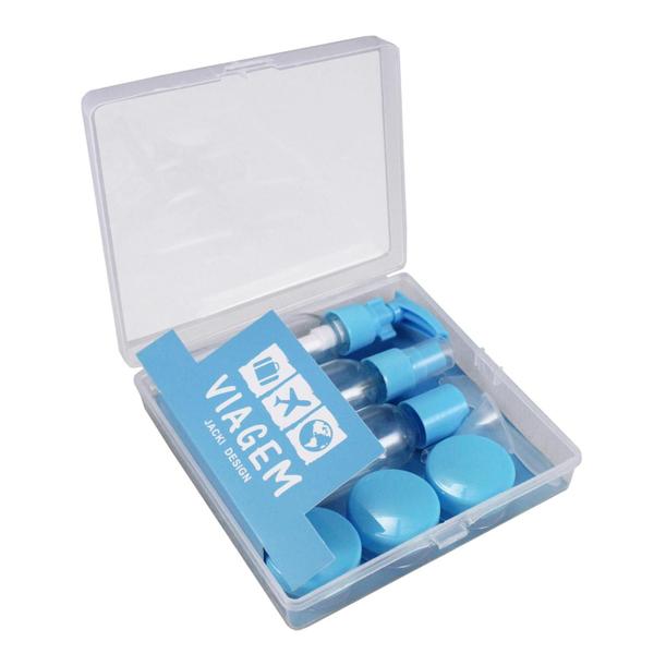 Kit de Frascos para viagem com 9 Peças - Jacki Design Imagem de Kit de Frascos para viagem com 9 Peças