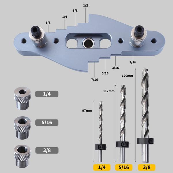 Imagem de Kit de gabaritos RUITOOL Self-Centering Line Scriber Woodworking