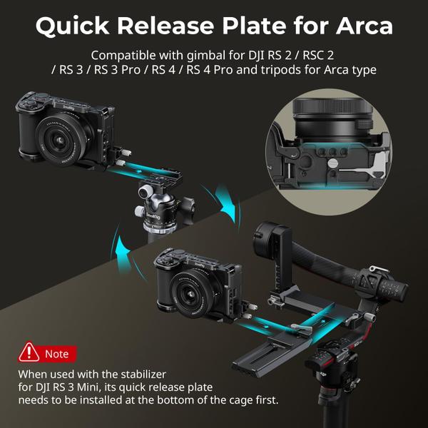 Kit de gaiola SMALLRIG ZV-E10 II para Sony ZV-E10 II com acessórios Imagem de Kit de gaiola SMALLRIG ZV-E10 II para Sony ZV-E10 II com acessórios