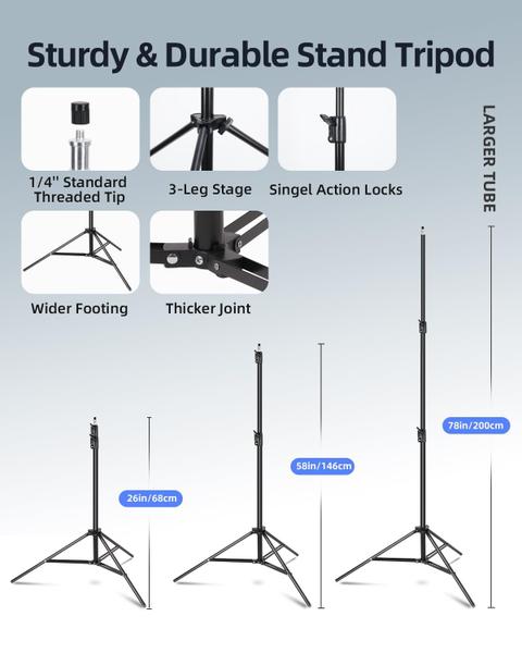 Imagem de Kit de iluminação Softbox Skytex, pacote com 2 unidades, 50x70cm com 135 W e 5500K